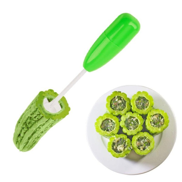 4 in 1 Kitchen Tools Vegetable Spiral Cutter Digging Device Stuffed for Vegetable Fruit Corer Tools Spiralizer