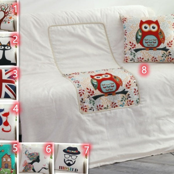 2-in-1 Cushion Blanket Portable Soft Pillow Quilt Plush Throw Pillows Foldable Car Bed Cushions