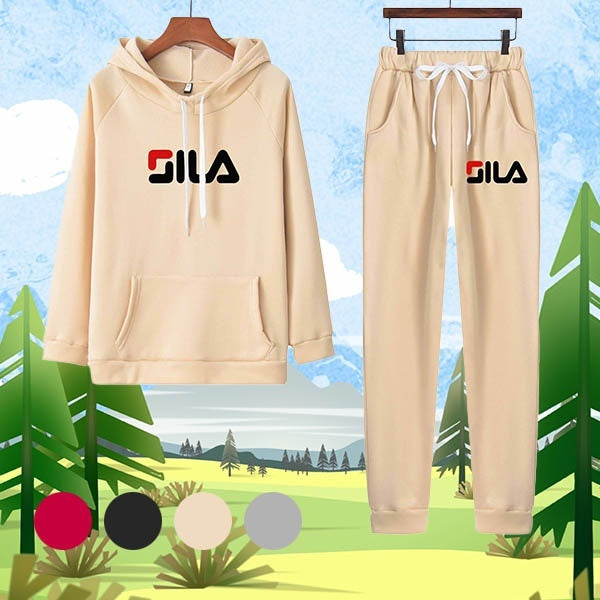New Women's Hoodies + Sweatpants Set 2 Piece Sweat Suits Tracksuits Hooded Jogging Sports Suits Baseball Uniforms Track Suits Autumn Winter
