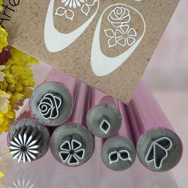 6PCS Nail Art Stamp Pen Set, Nail Graffiti Nail Art Dotting Tools Flower Drawing Pen Nail Manicure Tool