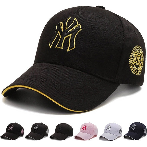 Sun proof embroidery letter cap couple baseball cap fashion sun hat