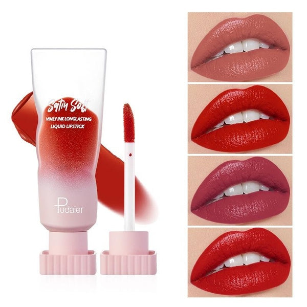 Pudaier's new 8-color pearl gloss lip gloss mirror gloss lip glaze liquid lipstick paint gloss lip gloss
