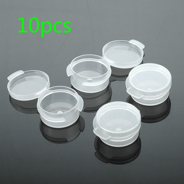 10pcs-lot 5g Empty Cosmetic Refillable Bottles Plastic Eyeshadow Makeup Face Cream Jar Container