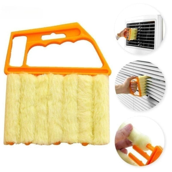 Household Cleaning Supplies Convenient Microfibre Venetian Blind Blade Cleaner Brush Window Conditioner Duster Clean Brush