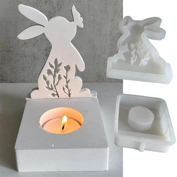 DIY Silicone Molds for Cute Bunny Holders Making