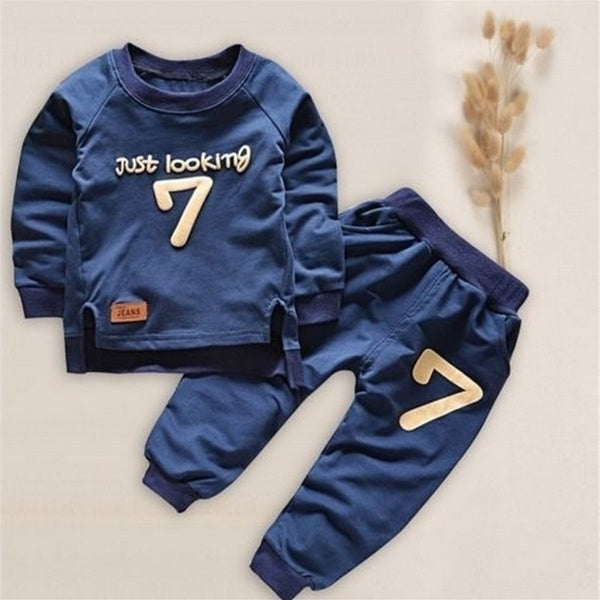 New Fashion Toddler Kids Baby Boy Girls Sweatshirt+Pants Sport Tracksuits Outfit Clothes Set