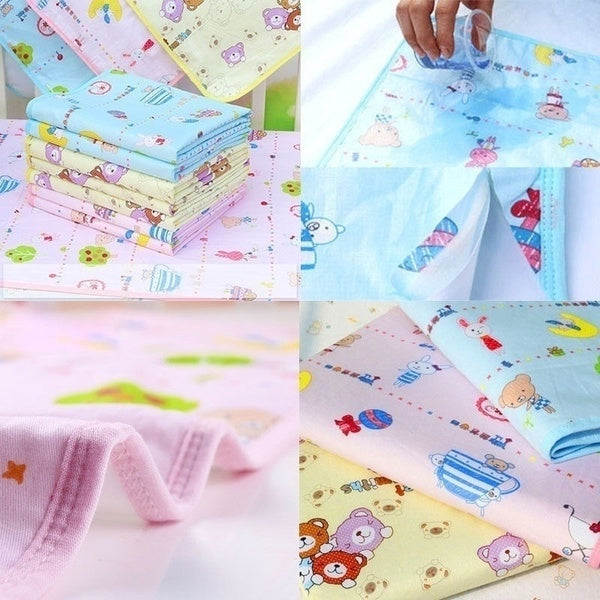 Fashion Reusable Baby Infant Waterproof Urine Mat Cover Burp Changing Pad