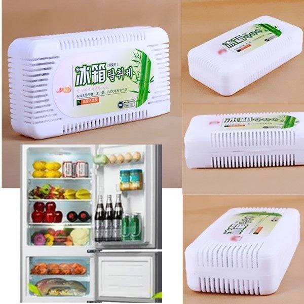 Refrigerator Deodorant Box Fridge Refrigerator Air Purifier Activated Bamboo Charcoal Odors Remover Bad Smell Go Away U2ANXH3266-y1