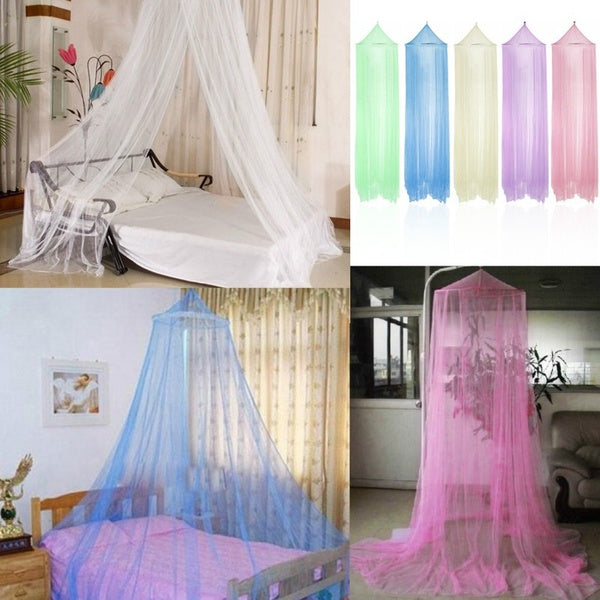 Round Lace Curtain Dome Bed Canopy Netting Princess Mosquito Net