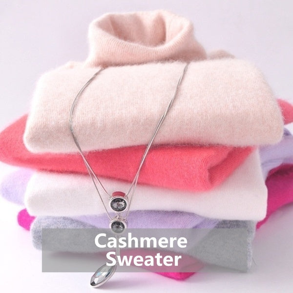 2021 Wool Pure Cashmere XS-XXXL Sweater 13 Colors Women's Knitted Turtleneck Cashmere Jumper Pullover Elasticity Pull Femme High Neck Knitting Sweate