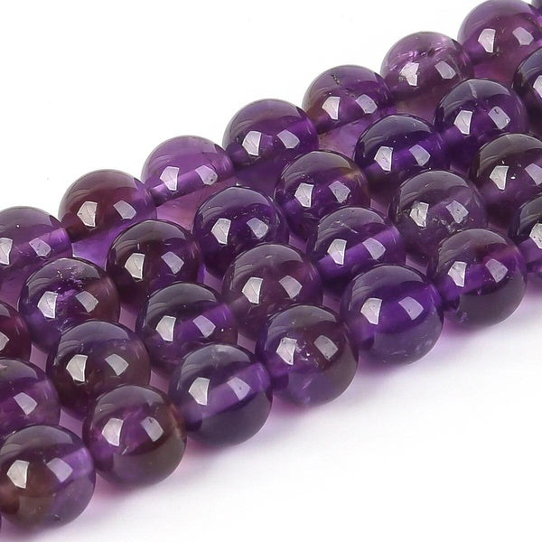 Natural Stone Pink Quartz Amethyst Turquoise Agates Round Loose Beads For Jewelry Making Bracelets DIY Accessories Natural Beads Matron Inn