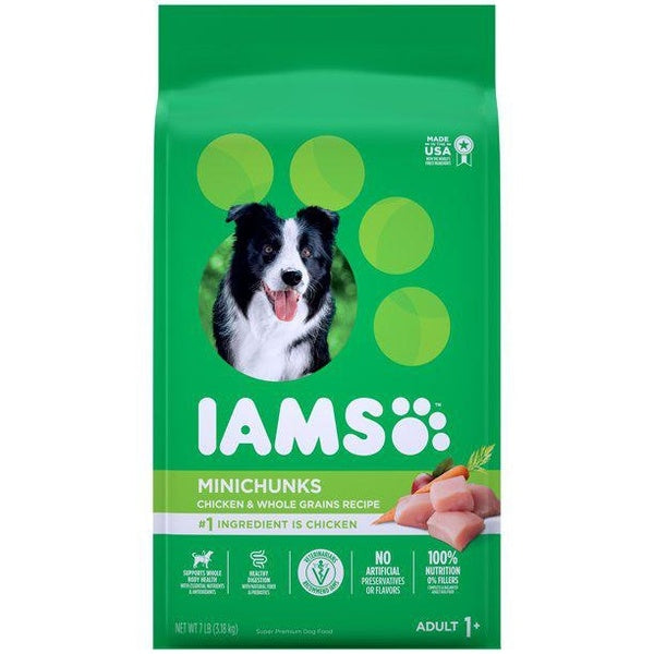 Iams Proactive Health Minichunks Dry Dog Food With Real Chicken And Whole Grains, 7 Lb Bag