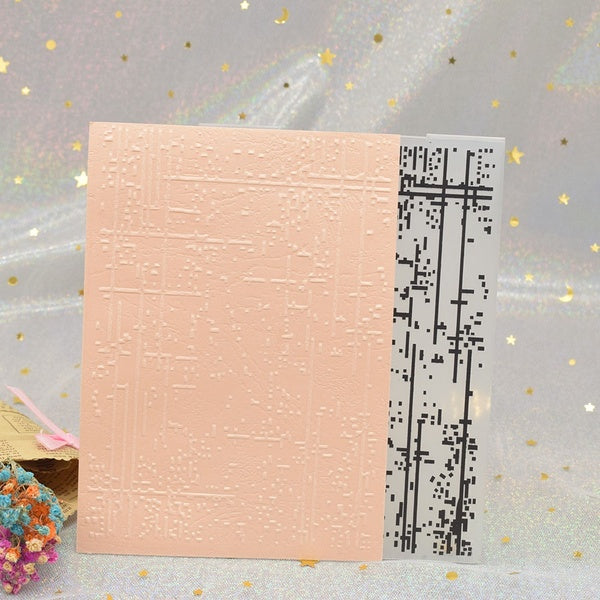 1pc High-Quality Plastic Embossing Folder Template For DIY Scrapbooking