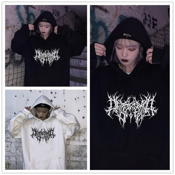 Gothic Super Dalian Hoodie Long Sleeved Sweatshirt Women's Beautiful Hip Hop Retro Friends Women's Clothing