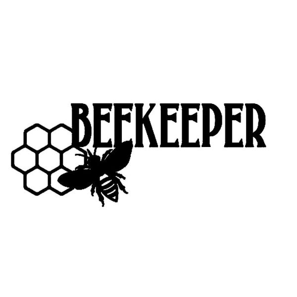 17.8CM*7.2CM Beekeeper Honeycomb Vinyl Car Sticker Decal Beekeeping Honey Bees Hive C19-0017