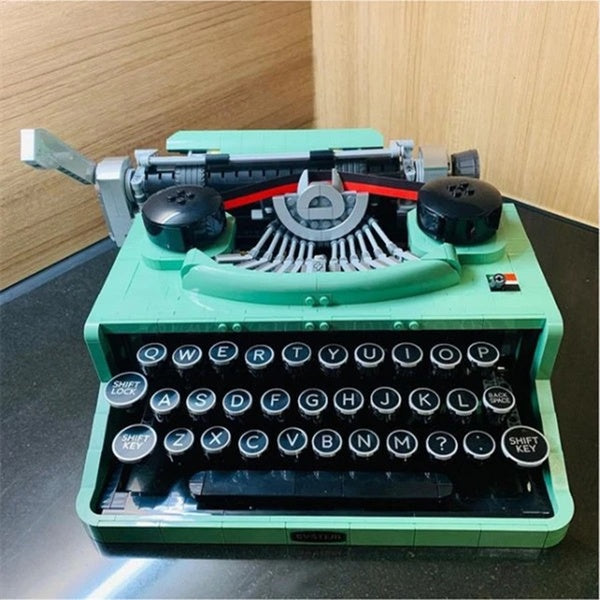 New 2079Pcs Typewriter Model Building Block Brick Educational Assembly Toy Children Boys Gift
