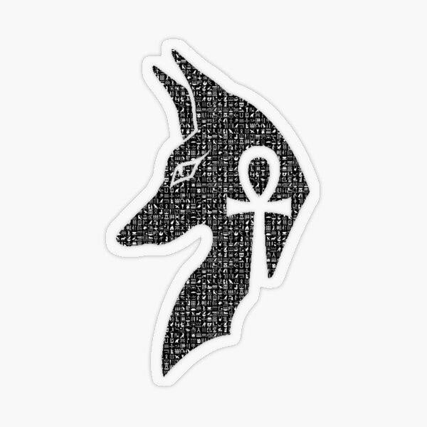 2Pcs Anubis Sticker car sticker colorful Decals Motorcycle Accessories Stickers