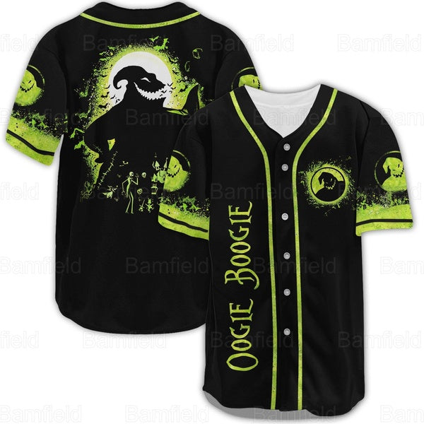 Oogie Boogie Maillot de baseball pour homme et femme