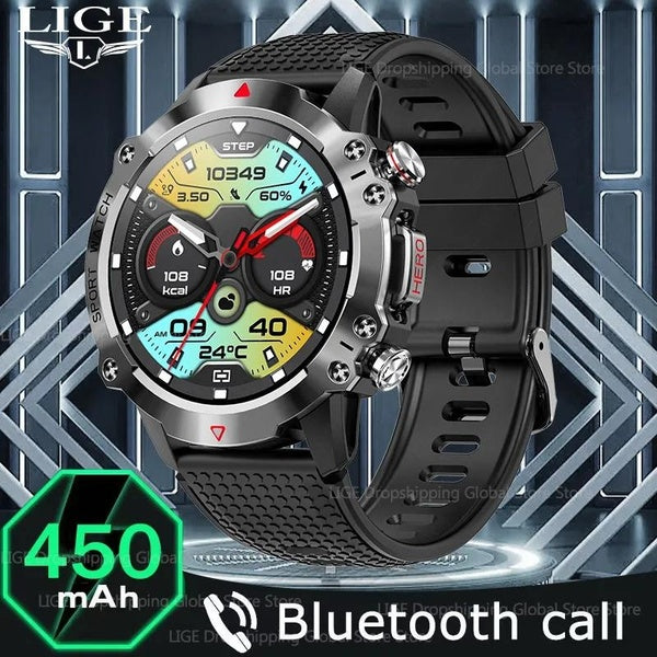 2023 nouvelle montre intelligente hommes étanche Sport Fitness Tracker multifonction Bluetooth appel Smartwatch homme pour Android IOS HUAWEI + BOX