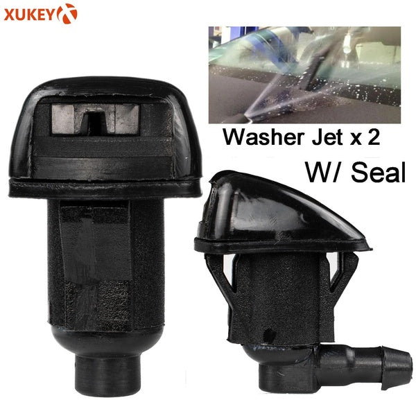 XUKEY Pair Front Washer Jet Nozzle Sprayer Hood Spout Nozzles For Toyota Land Cruiser Prado J120 Corolla Verso Camry XV30 XV20 XL20