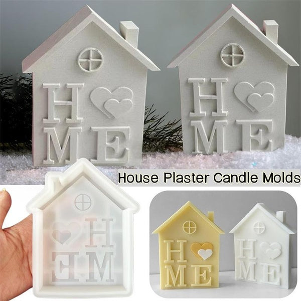 LOVE Home House Silicone Mold for Concrete Plaster Resin Craft DIY