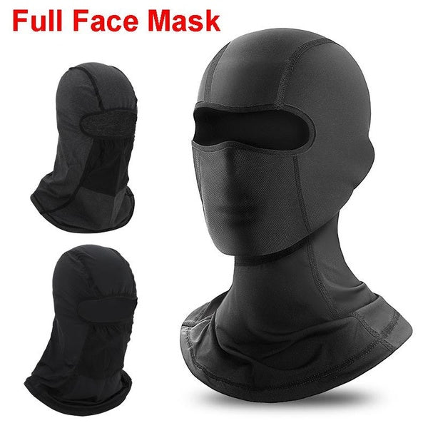 Breathable Sports Balaclava Hat Quick-Dry Windproof Full Face Mask Headgear for Riding Running Ski Hiking Outdoor Face Cover Men