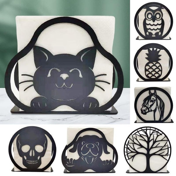 Vintage European Tissue Box Napkin Holder Paper Towel Case for Home Living Room Kitchen Dining Table Decoration