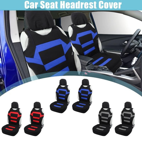 2PCS Front Car Seat Cover Universal Seat Protectors Seat Cushion Cover