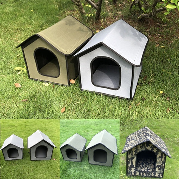Portable Foldable Outdoor Waterproof Pet Dog Cat Puppy Bed House Tent Kennel Doghouse Cathouse