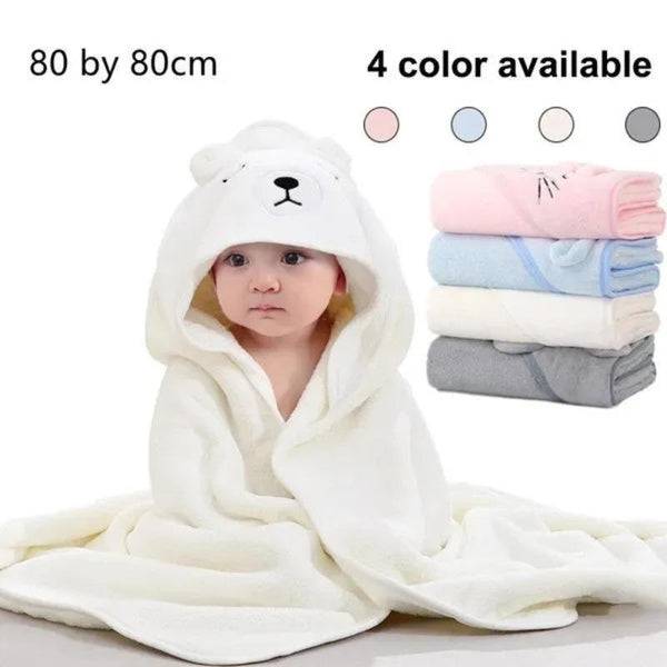1PC Toddler Baby Hooded Cartoon Towels Newborn Kids Bathrobe Soft Bath Towel Blanket Warm Sleeping Swaddle Wrap for Infant Boys Girls
