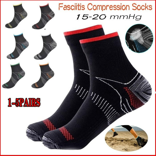 Compression Socks for Women & Men（20-30mmhg）Athletic Nursing Stocking for Running, Flight, Travel, Nurses, Edema