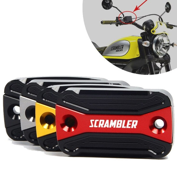 1PC For DUCATI Scrambler 800 2015-2017 Scrambler 400 Sixty 2 2016-2017 SCRAMBLER Mach 2.0 2018 Motorcycle Accessories Aluminum Front Brake Fluid Rese