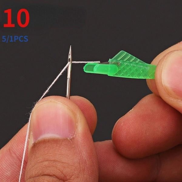 10-5-1Pcs DIY Easy Needle Threader Elderly Guide Device Stitch Inserter Tools Handmade Sewing & Knitting Supplies