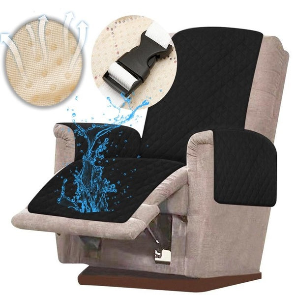 2023 New Universal Recliner Chair Slip Covers Recliner Protector Pet Cover Washable Solid Color Non-slip Sofa Slipcovers Waterproof Seat Cover 7 Colo