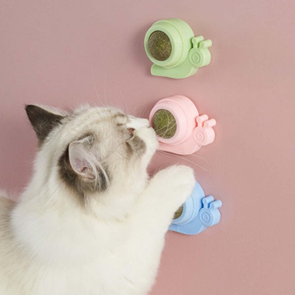 Catnip Nutrition Energy Ball Cats Candy Snack Ball Rotatable Toy Cat Molar Toothpaste Edible Bolus Teeth Cleaning Bite-resistant Toy