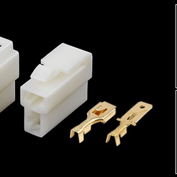 30 Sets Car Electrical Wire Connector Male Female Cable Housing Terminal 6.3mm