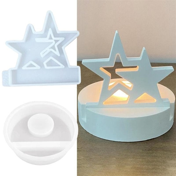 Decorative Star Holders Silicone Molds