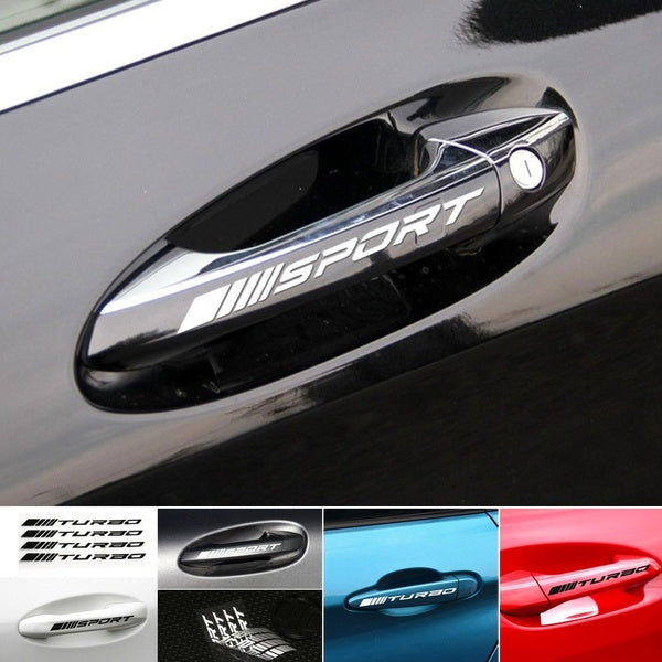 4Pcs-Set Sticker Decals For Cars Car Door Handle Stickers and decals Car Stickers Decal Stickers For Cars Trucks Vans Walls