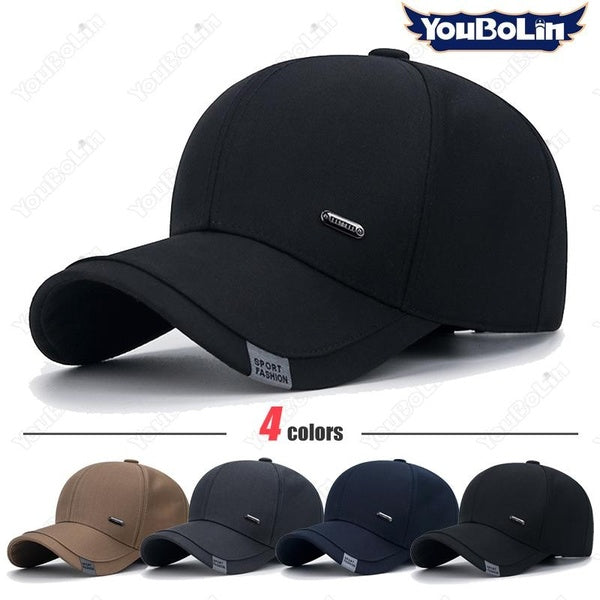 New Fashion Middle-Aged Cotton Clothing Cloth Baseball Cap Trucker Caps Classic Men Outdoor Leisure Sports Dad Cap Hats