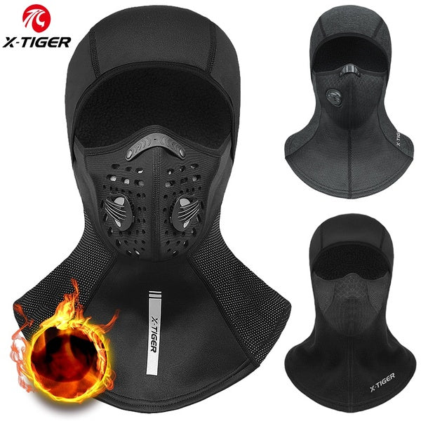 X-TIGER Winter Windproof Fleece Ski Mask Balaclava Headwear Motorcycle Thermal Face Mask Bandanas