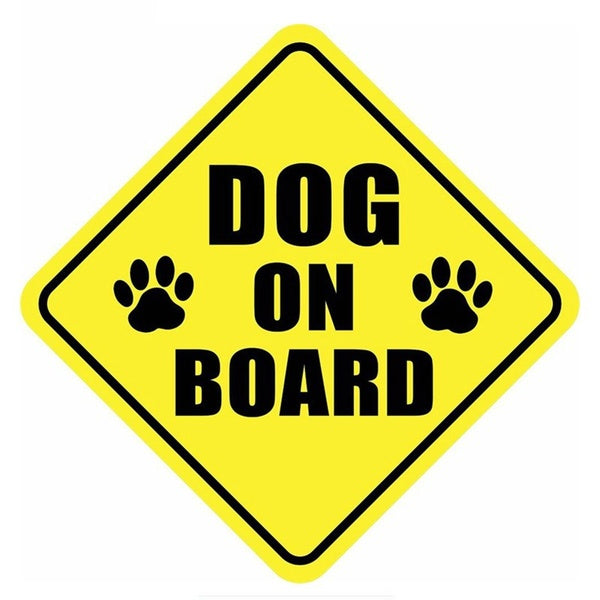 15*15cm Dog on Board Car Stickers Funny Car Sticker Auto Decals
