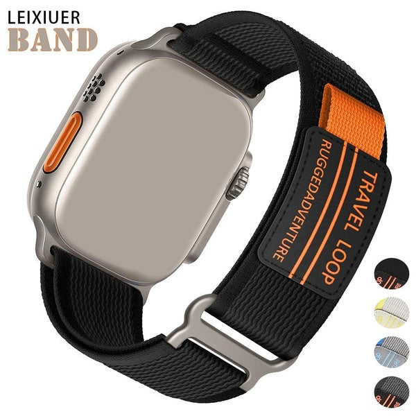 LEIXIUER Bracelet de sport pour montre intelligente Ultra 2-Ultra 49 mm 9 8 7 45 mm 41 mm pour Smartatch Series 6 5 4 3 Se 2 1 44 mm 40 mm 42 mm 38 m