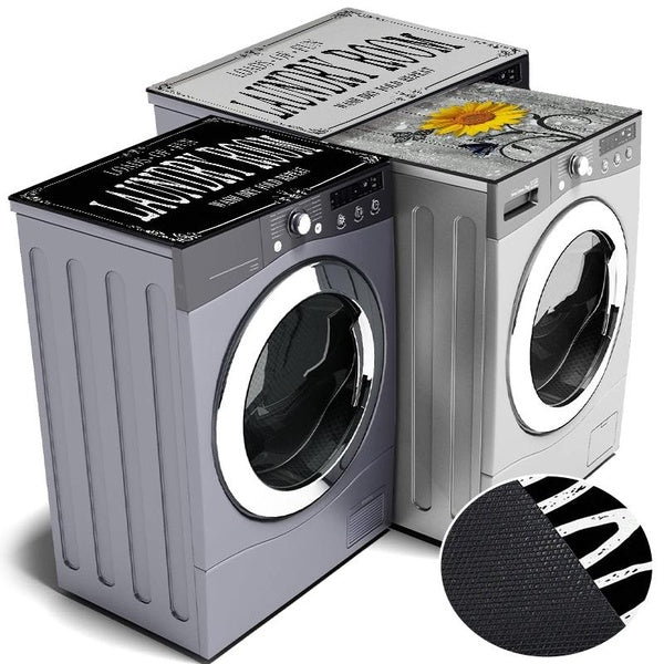 Washer And Dryer Top Protective Mat, Non-Slip Dryer Top Protective Mat, Washing Machine Dust Cover, Washable, For Laundry Room Kitchen Home