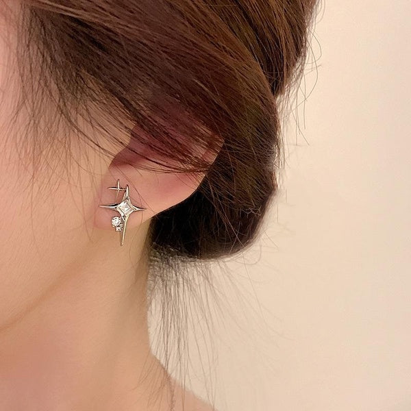 Korean Jewelry Star Earrings Design Fashion Accessories Fashion Star Earrings Simple Earrings Matron Inn