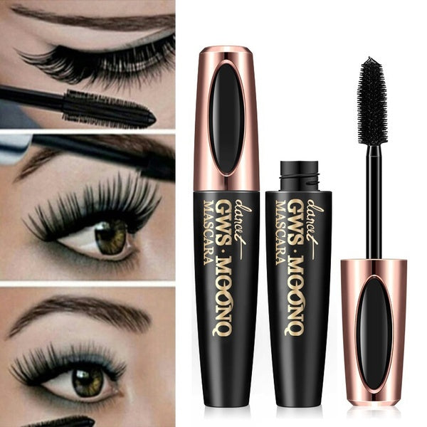3D Fiber Mascara Long Black Lash Eyelash Extension Waterproof Eye Makeup Tool