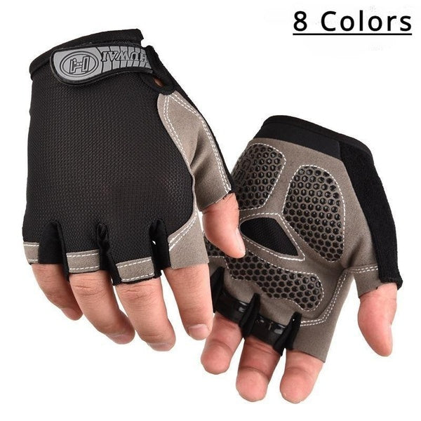 Comfortable and Durable Half Finger Fitness Gloves for Men and Women - Ideal for Weight Lifting, Biking, and Boxing Sport Glove Outdoor Glove