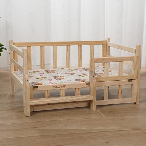 WYDZAMZ Pet furniture Dog bed Pet bed Solid wood kennel