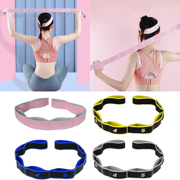 Bandes élastiques de Yoga, bande de résistance extensible, bandes élastiques pour Yoga, physiothérapie, Pilates, danse, gymnastique
