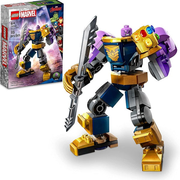 LEGO Marvel Avengers Thanos Mech Armor 76242 Building Toy Set for Kids, Boys, and Girls Ages 6+ (113 Pieces)