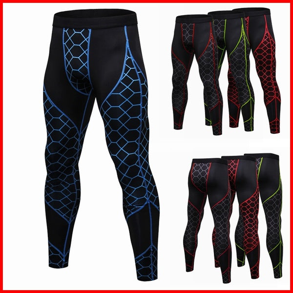 New Running Compression Pants Tights Men Sports Leggings Fitness Sportswear Long Trousers Gym Training Pants Skinny Leggins Thermal Pants